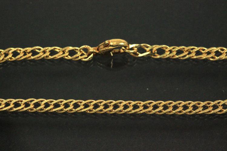 Armband 333/- massive rautenpanzerförmige mit Karabiner Länge 18,5cm, Breite 3,90mm