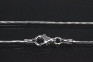 Schlangenkette 925/- Silber mit Karabiner, ca Maße Ø 1,00mm